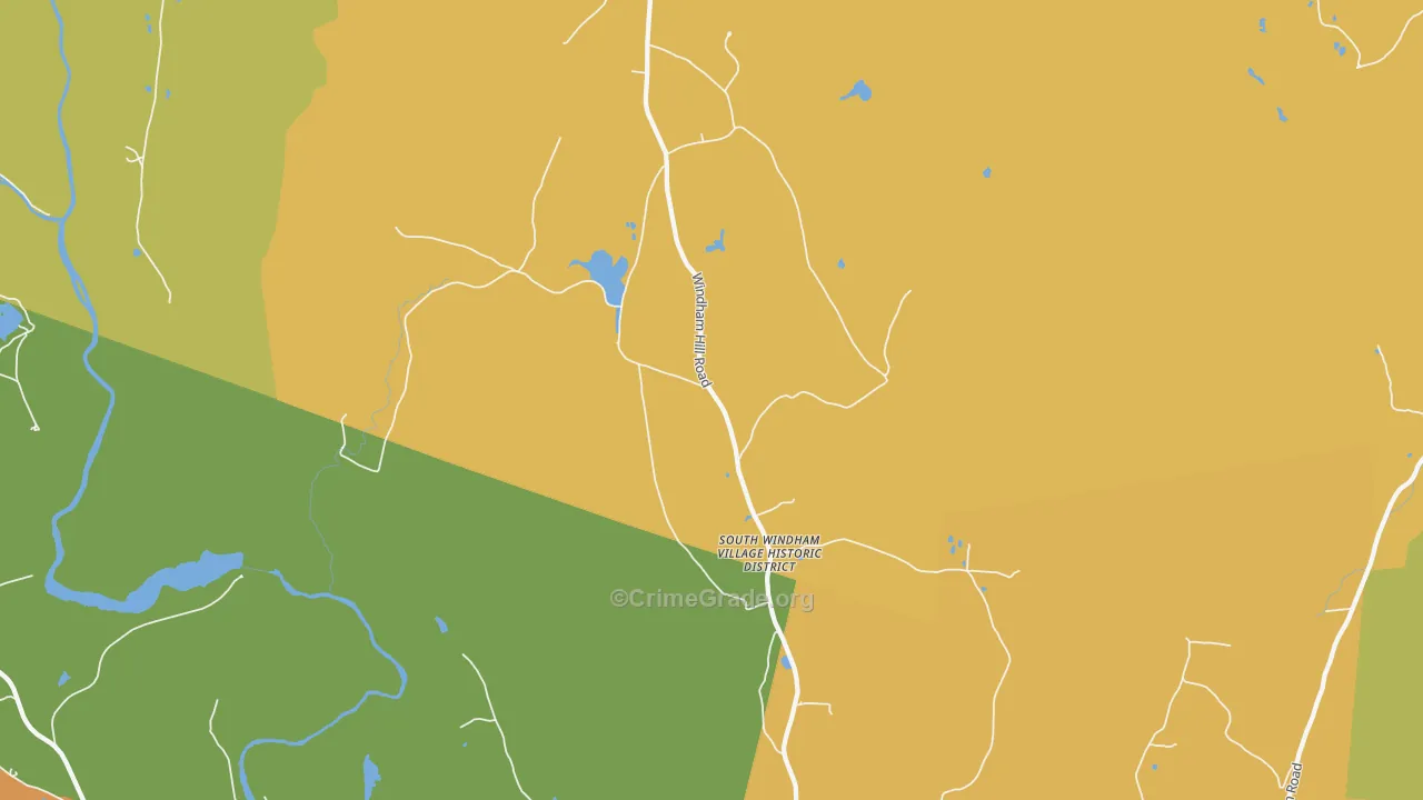 05359, VT Map of Vehicle Theft Rates