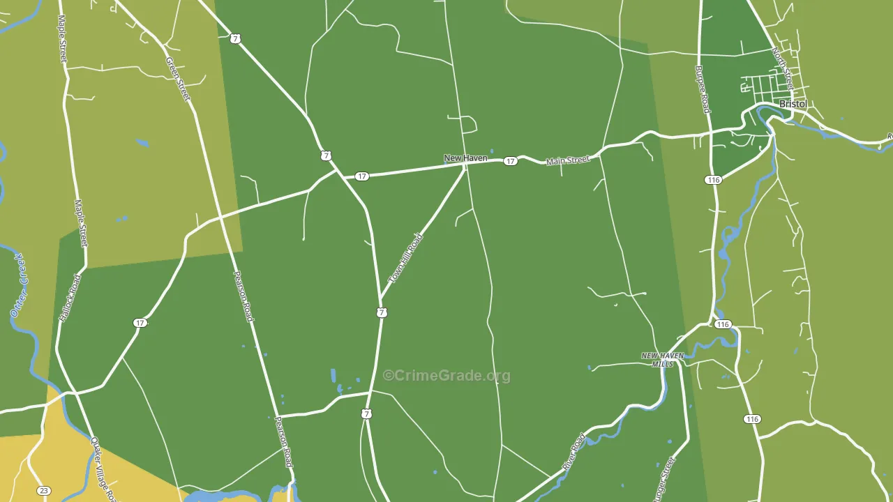 05472, VT Map of Vehicle Theft Rates