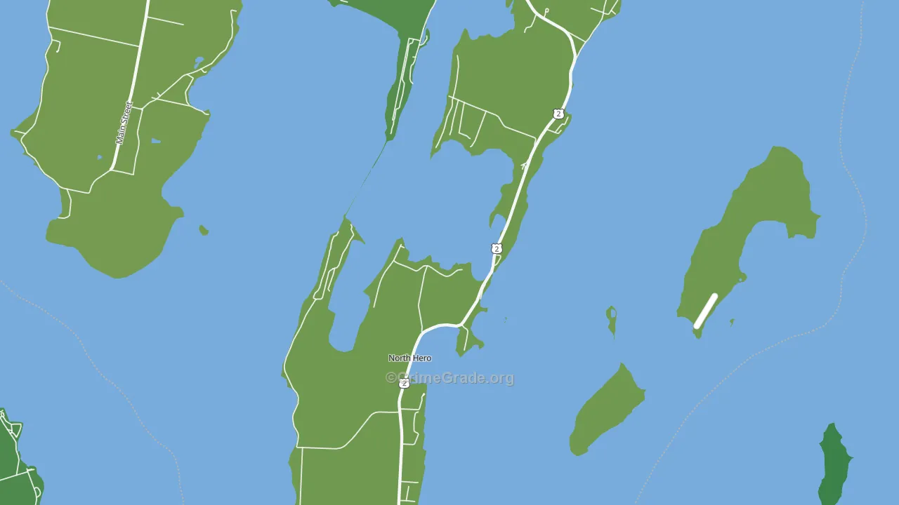 05474, VT Map of Vehicle Theft Rates