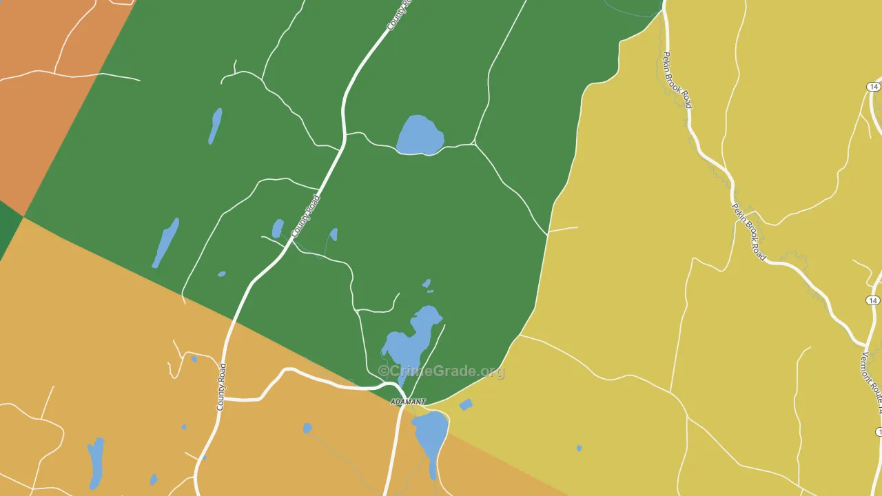 05640, VT Map of Vehicle Theft Rates