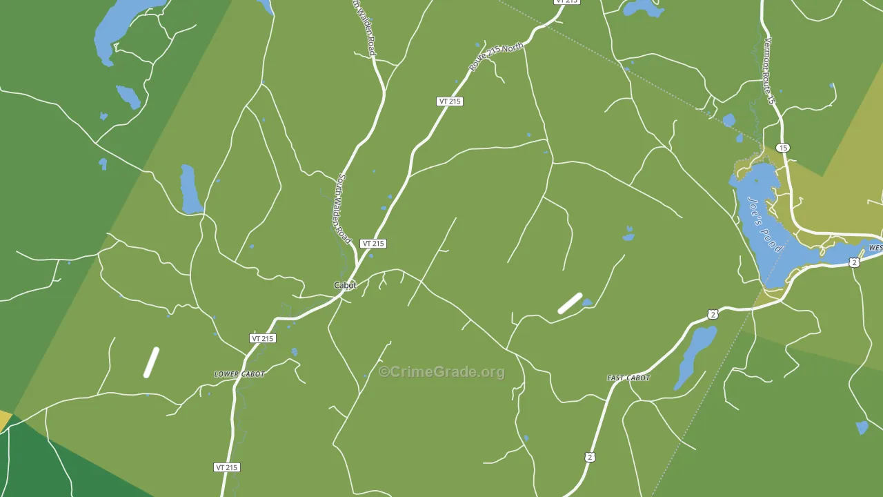 05647, VT Map of Vehicle Theft Rates