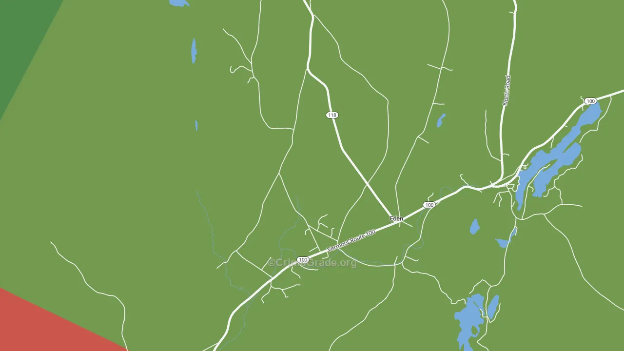 05652, VT Map of Vehicle Theft Rates