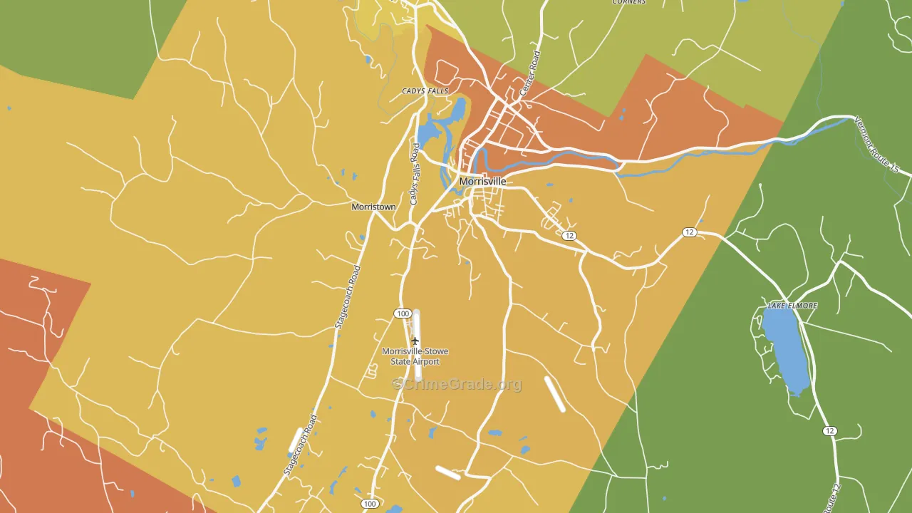05661, VT Map of Vehicle Theft Rates