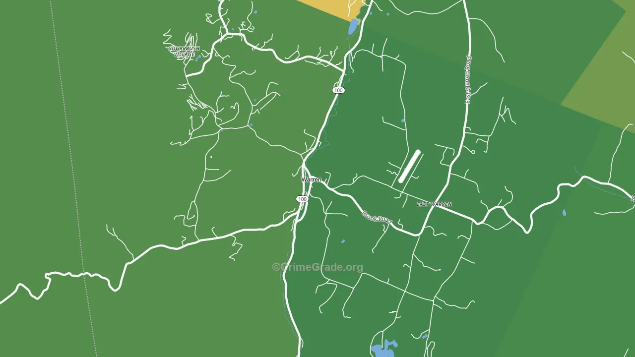 05674, VT Map of Vehicle Theft Rates