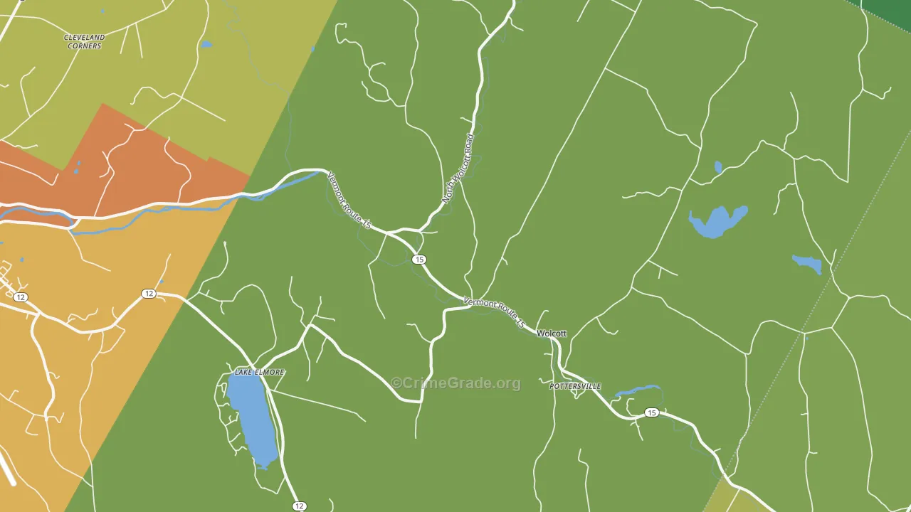 05680, VT Map of Vehicle Theft Rates