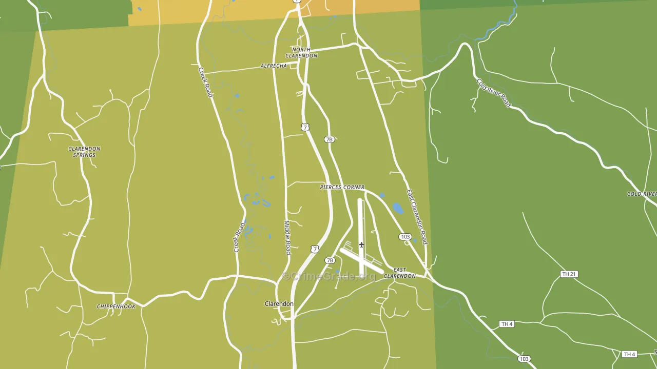 05759, VT Map of Vehicle Theft Rates