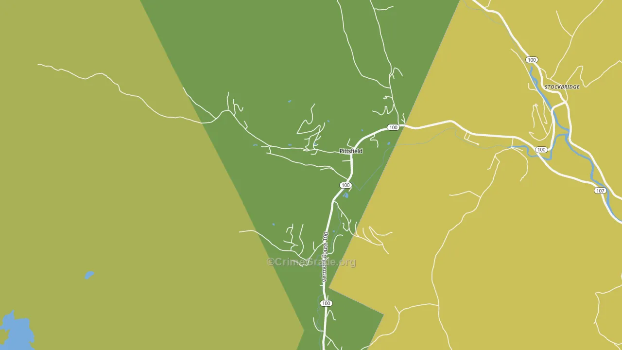 05762, VT Map of Vehicle Theft Rates