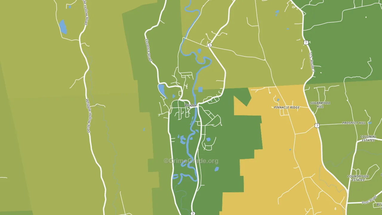 05765, VT Map of Vehicle Theft Rates