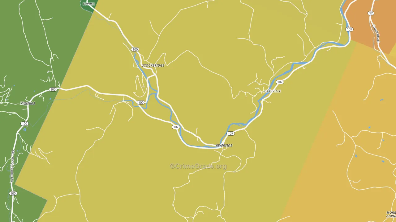 05772, VT Map of Vehicle Theft Rates
