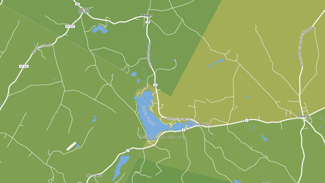 05873, VT Map of Vehicle Theft Rates