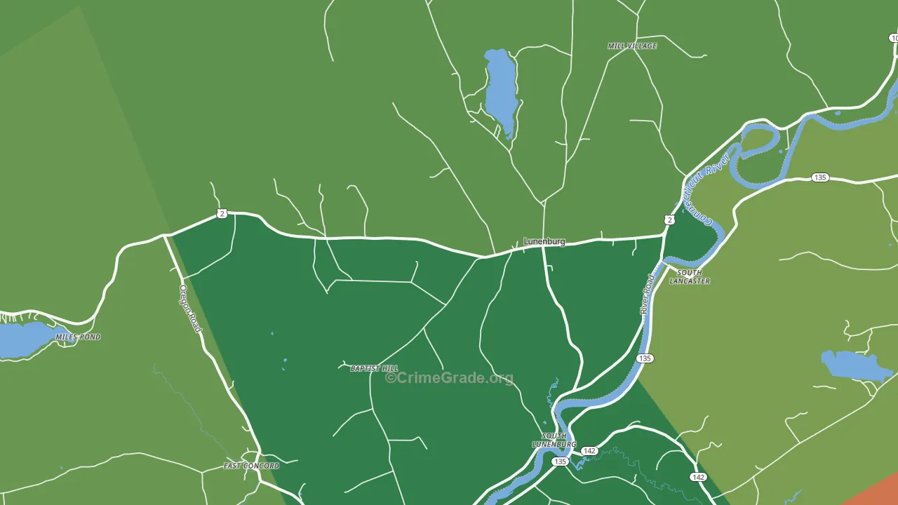 05906, VT Map of Vehicle Theft Rates