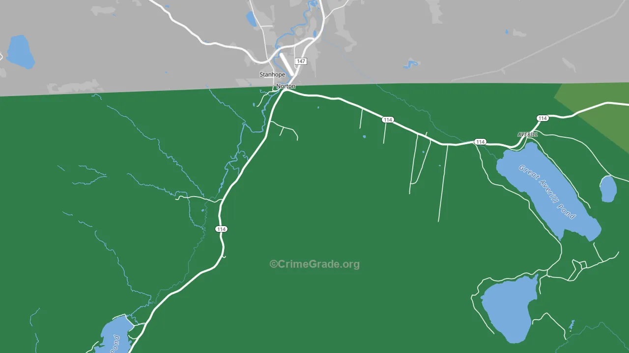 05907, VT Map of Vehicle Theft Rates