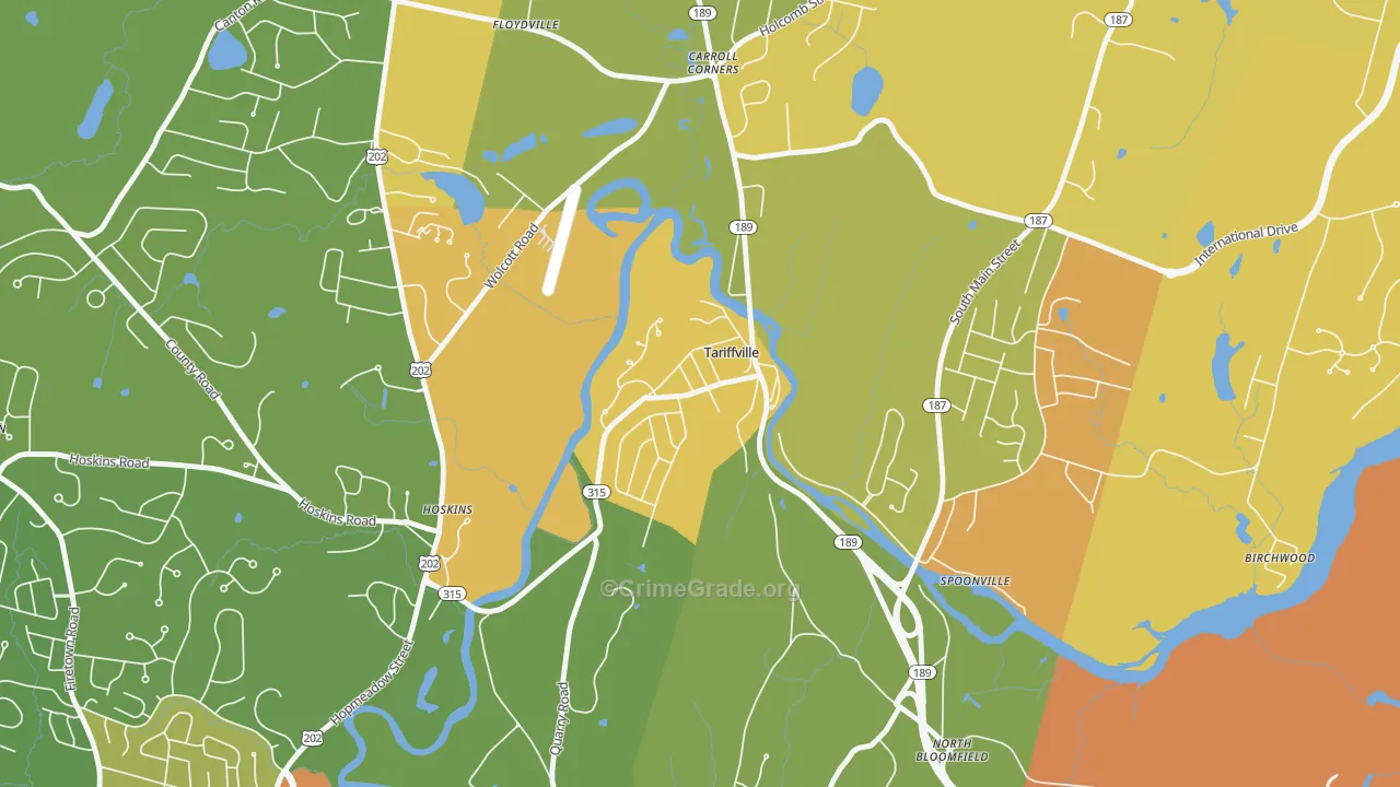 06081, CT Map of Vehicle Theft Rates