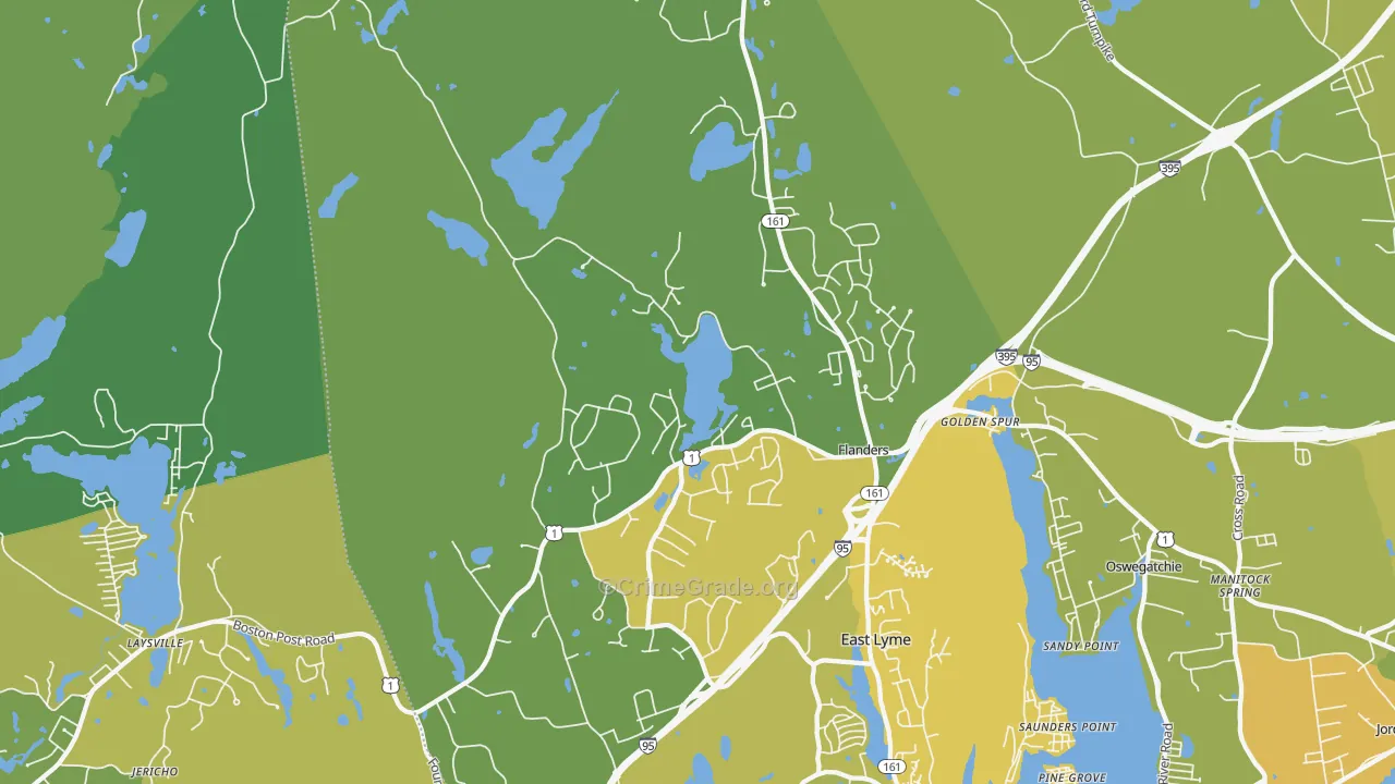 06333, CT Map of Vehicle Theft Rates