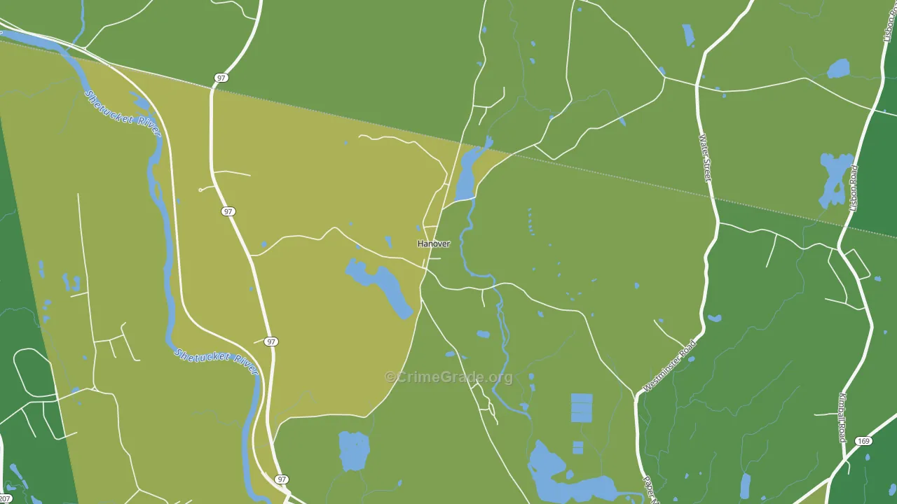 06350, CT Map of Vehicle Theft Rates