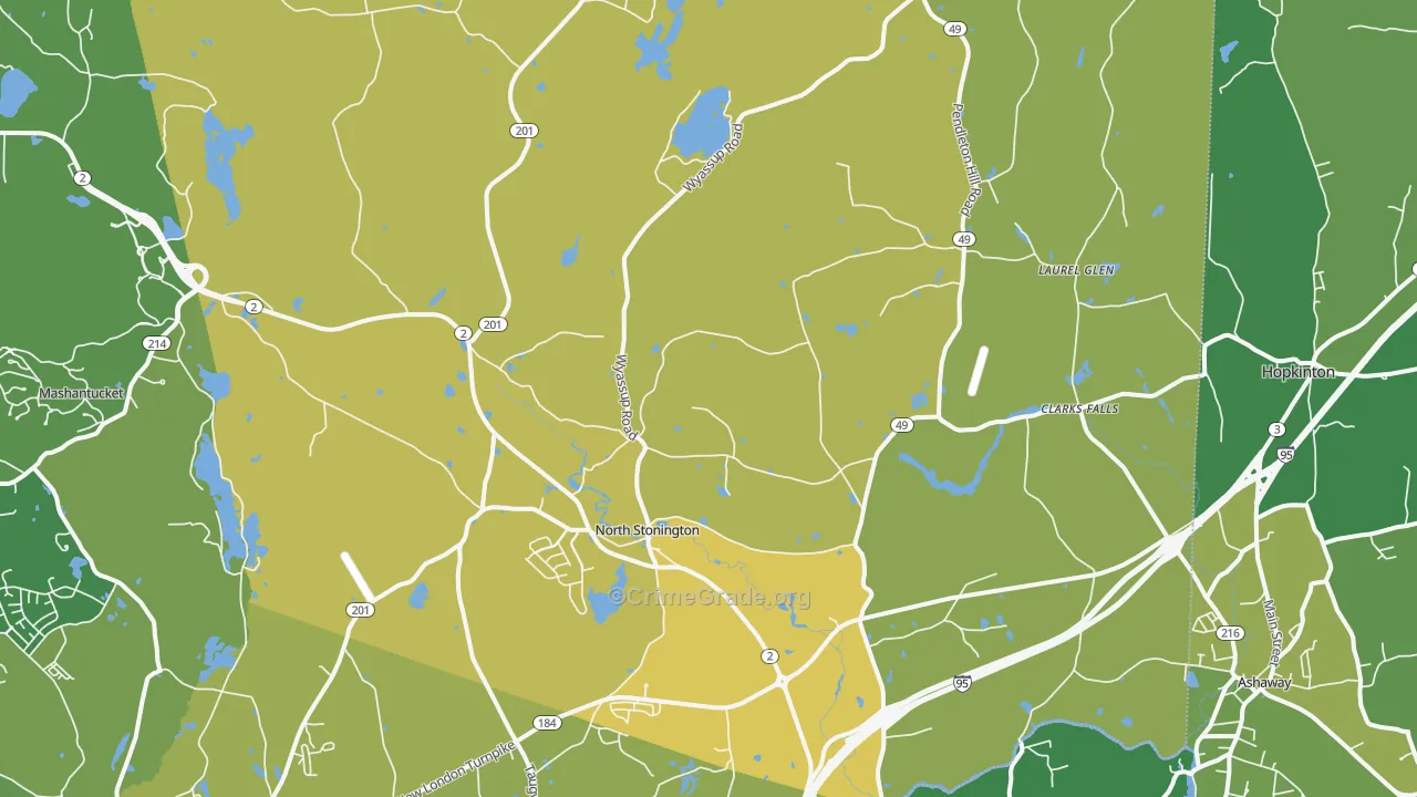06359, CT Map of Vehicle Theft Rates