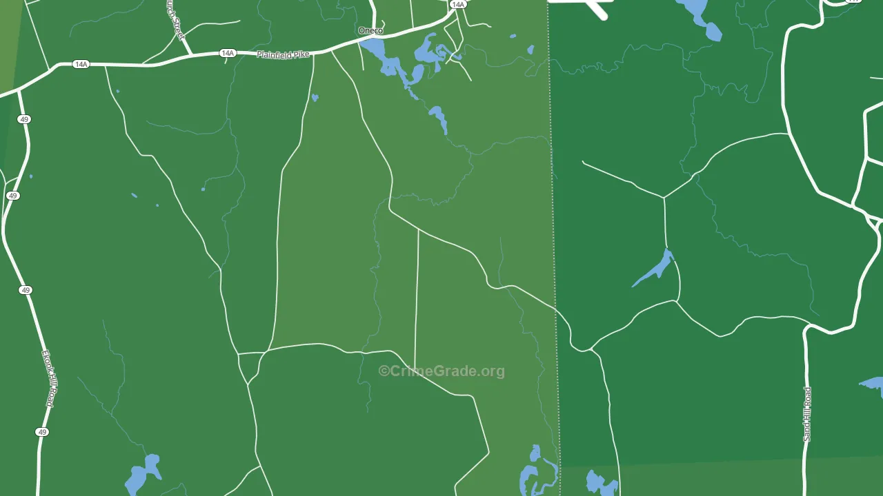 06373, CT Map of Vehicle Theft Rates