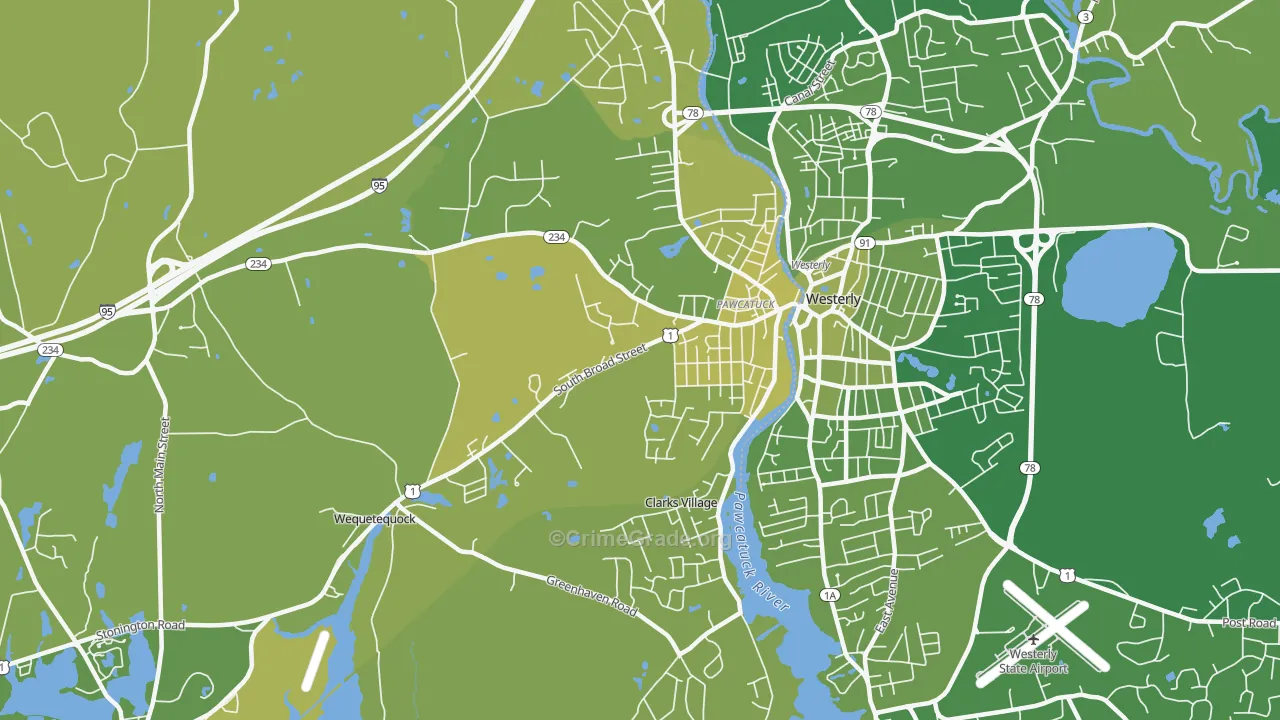 06379, CT Map of Vehicle Theft Rates