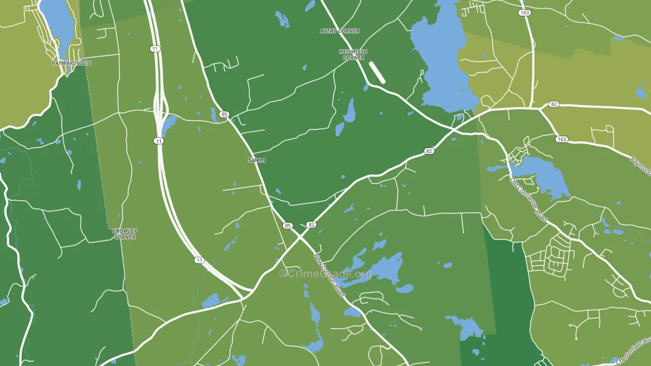 06420, CT Map of Vehicle Theft Rates