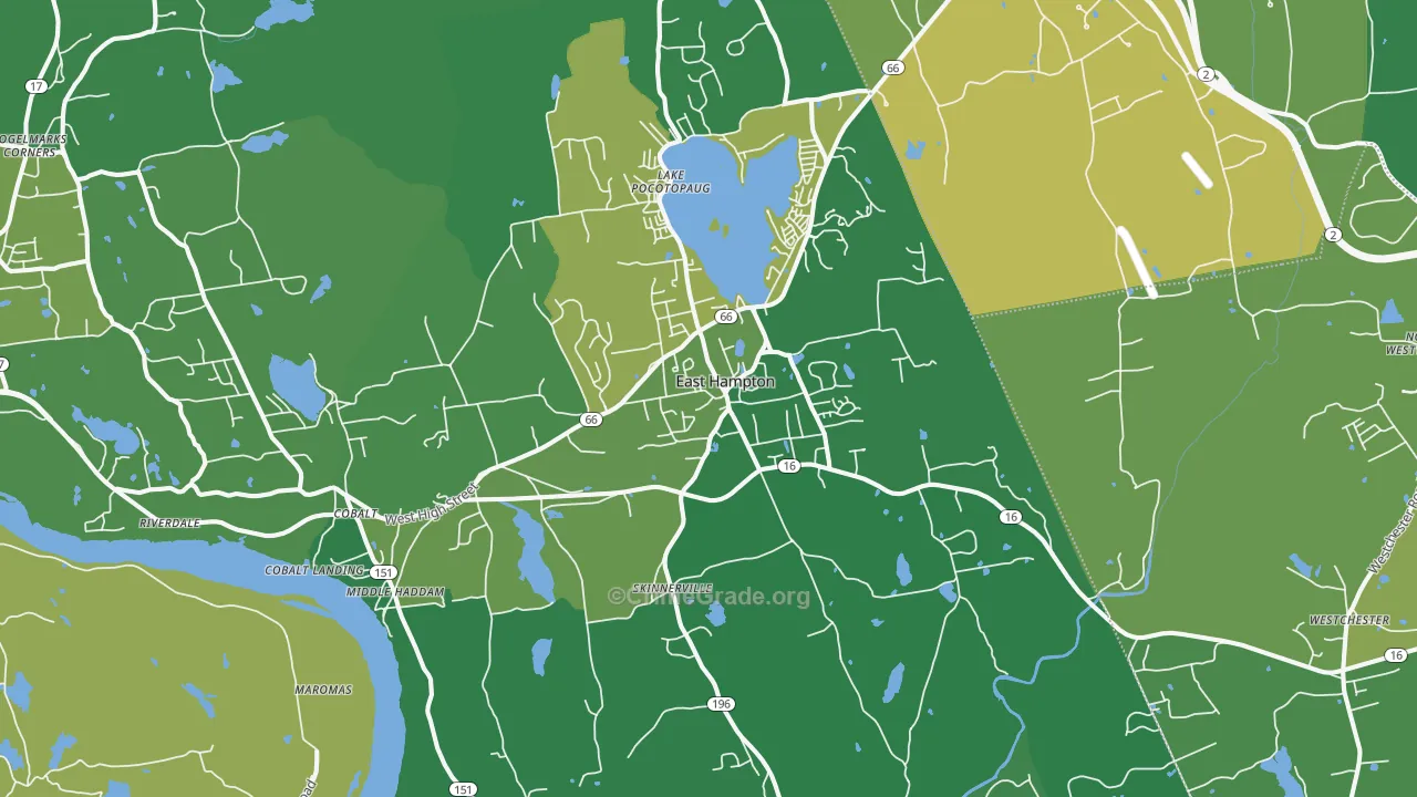 06424, CT Map of Vehicle Theft Rates