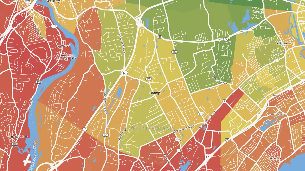 06477, CT Map of Vehicle Theft Rates