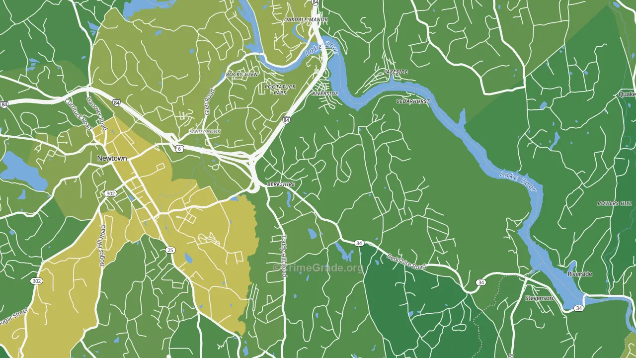 06482, CT Map of Vehicle Theft Rates