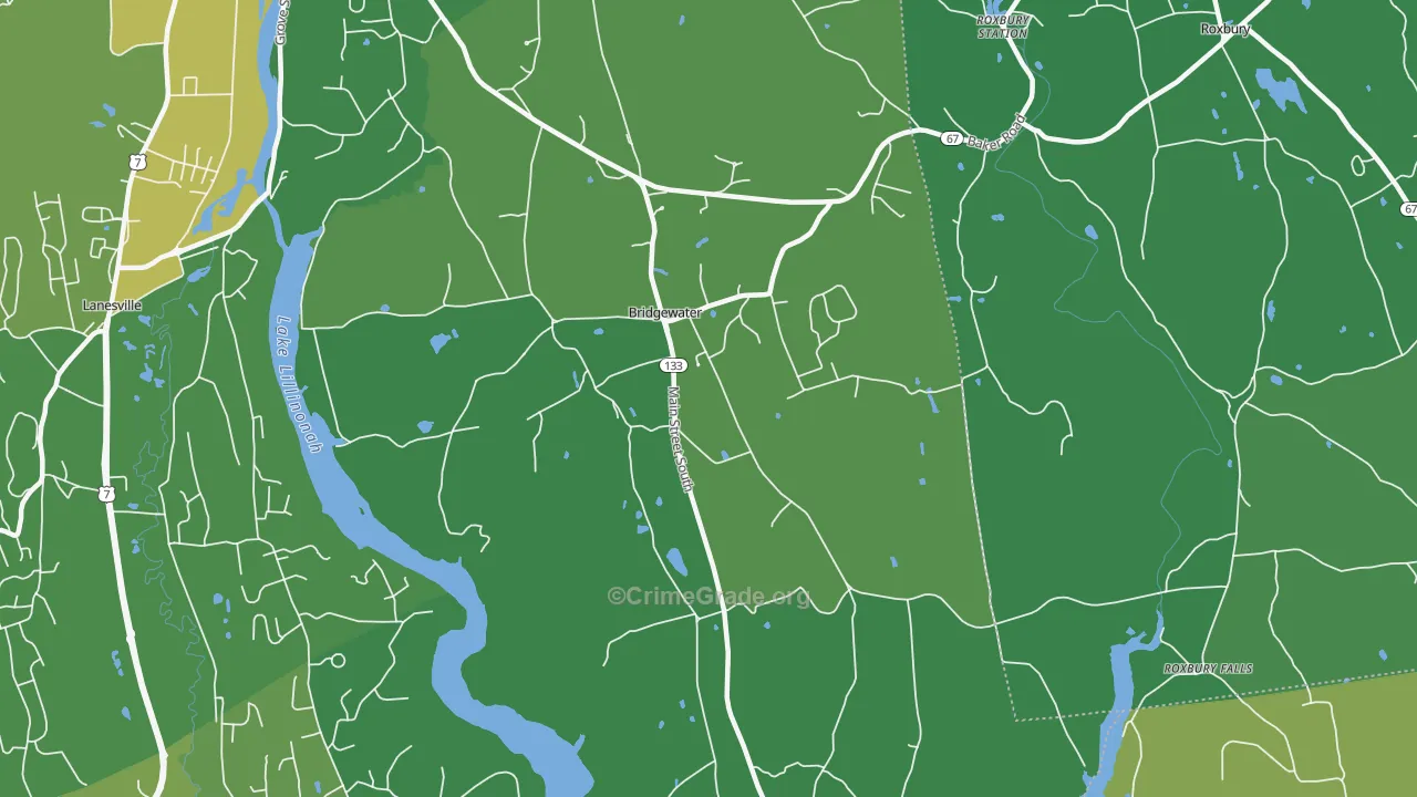 06752, CT Map of Vehicle Theft Rates