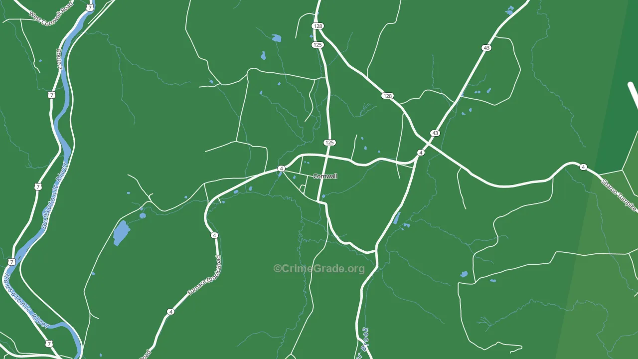 06753, CT Map of Vehicle Theft Rates