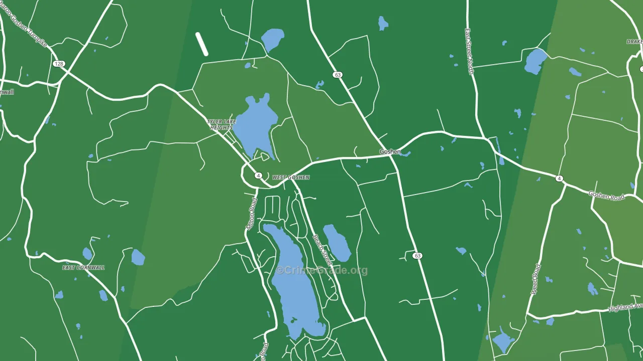 06756, CT Map of Vehicle Theft Rates