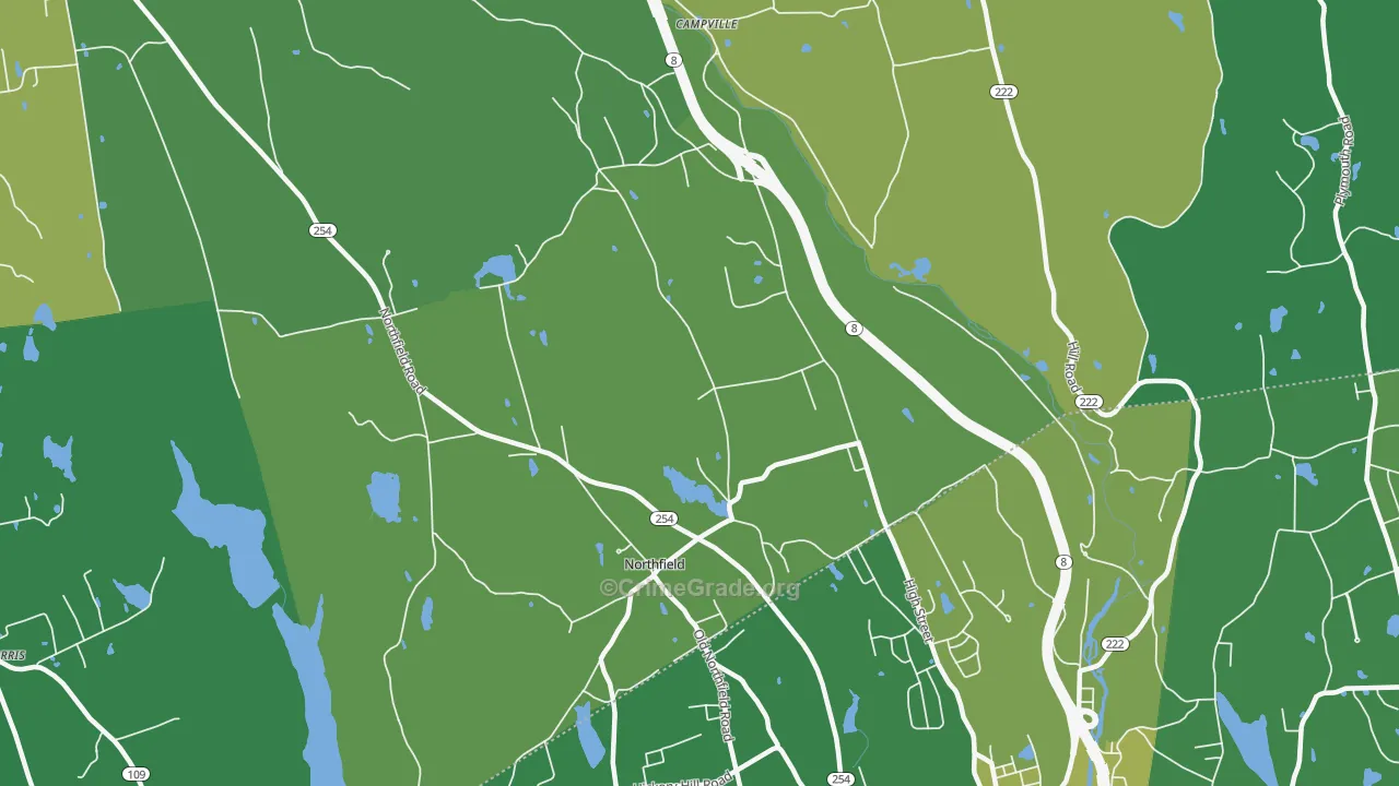 06778, CT Map of Vehicle Theft Rates