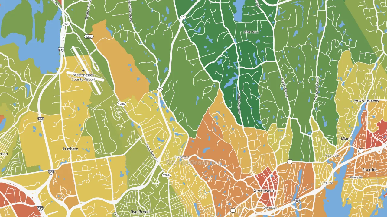 06831, CT Map of Vehicle Theft Rates