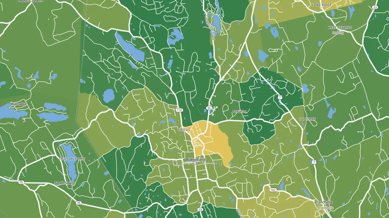 06877, CT Map of Vehicle Theft Rates