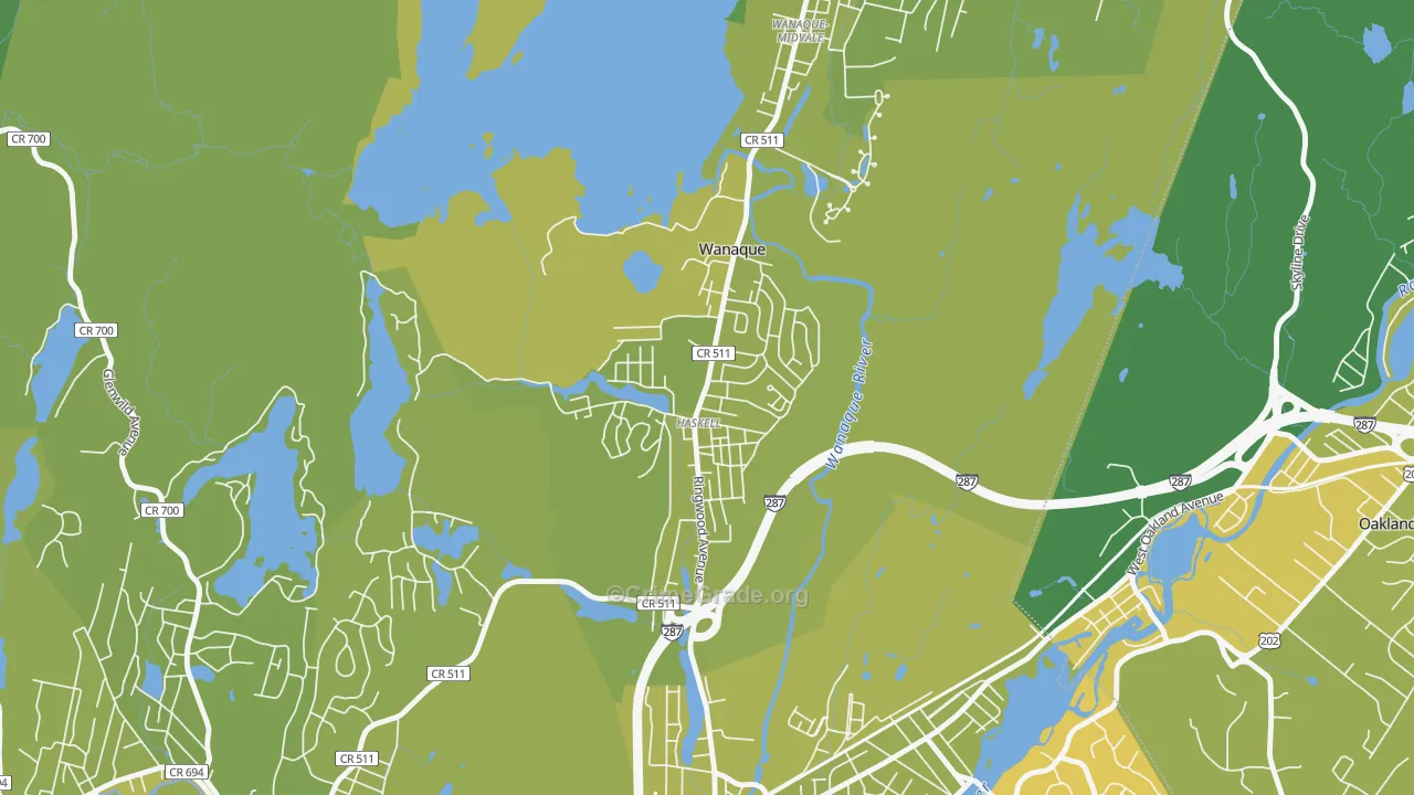 07420, NJ Map of Vehicle Theft Rates