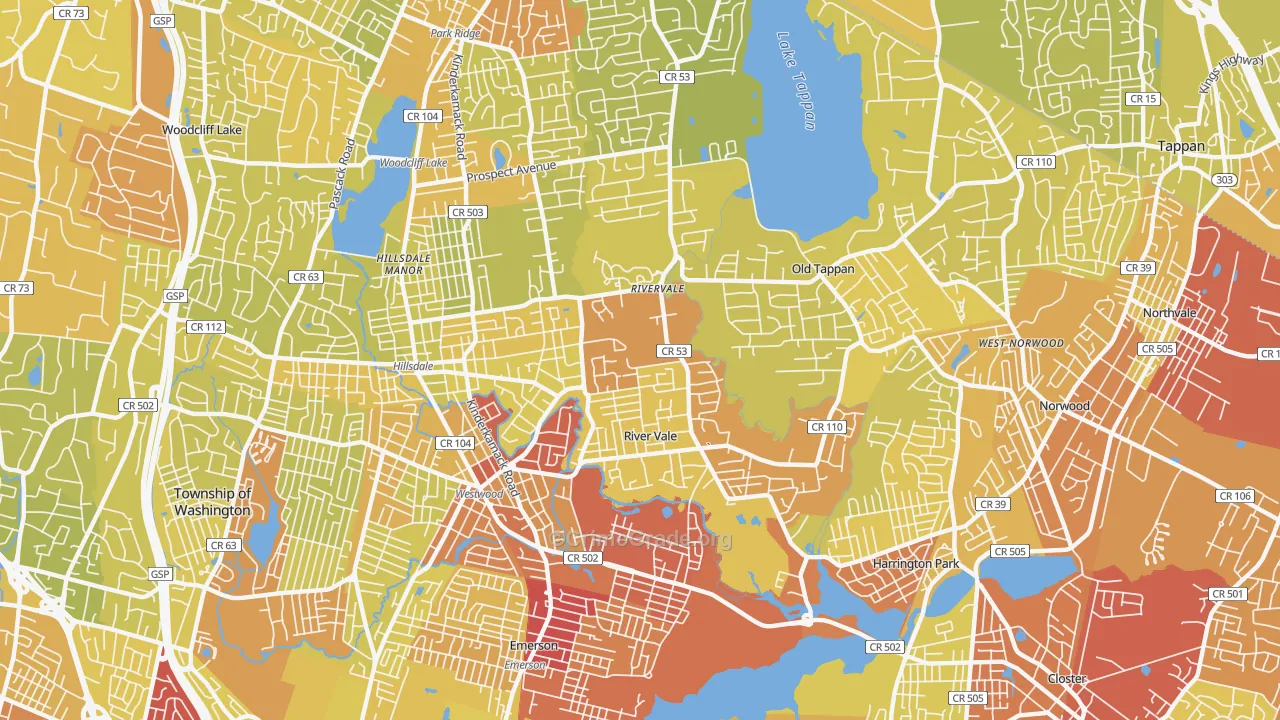 07675, NJ Map of Vehicle Theft Rates