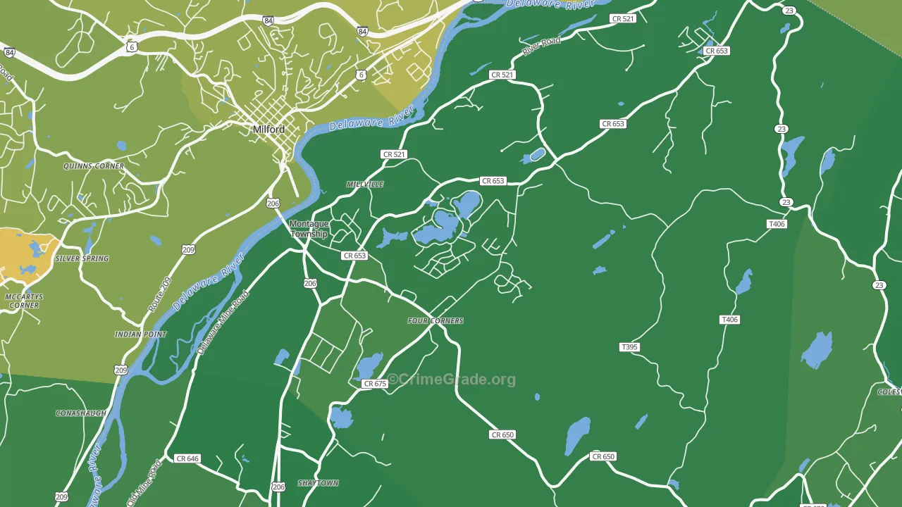 07827, NJ Map of Vehicle Theft Rates
