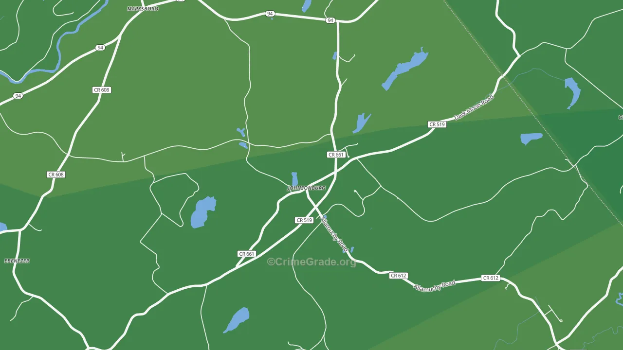 07846, NJ Map of Vehicle Theft Rates