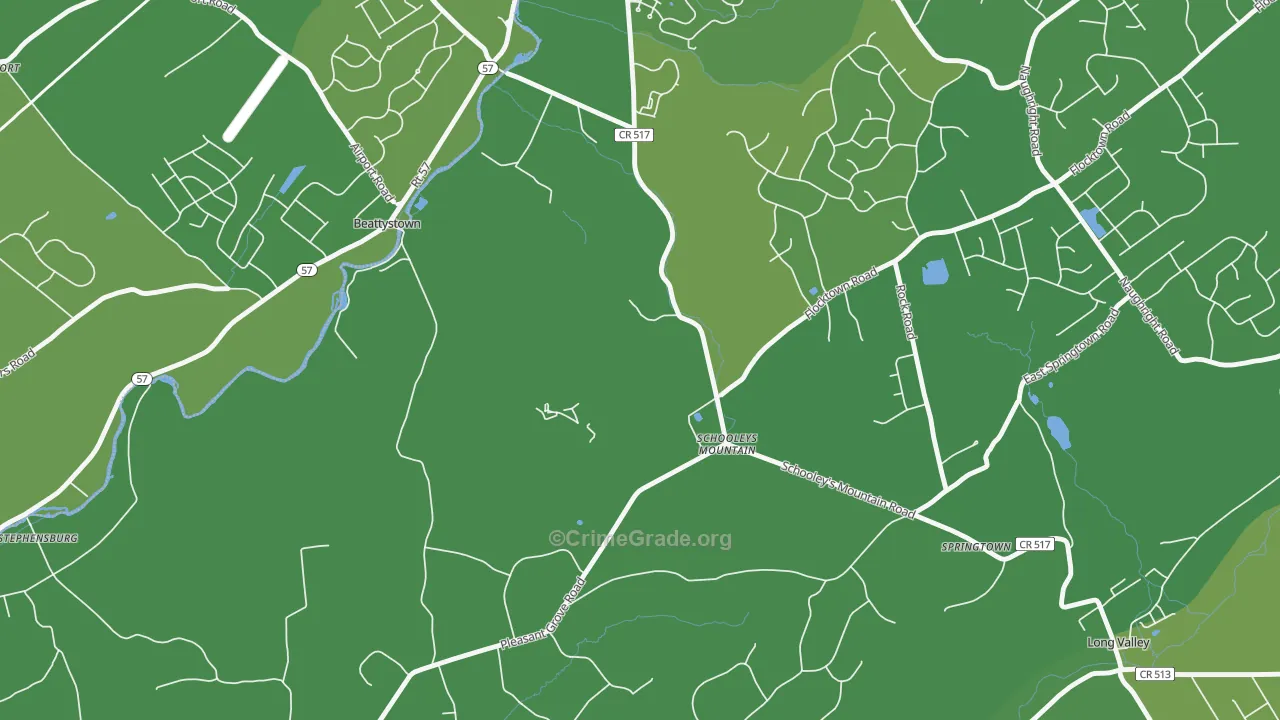 07870, NJ Map of Vehicle Theft Rates
