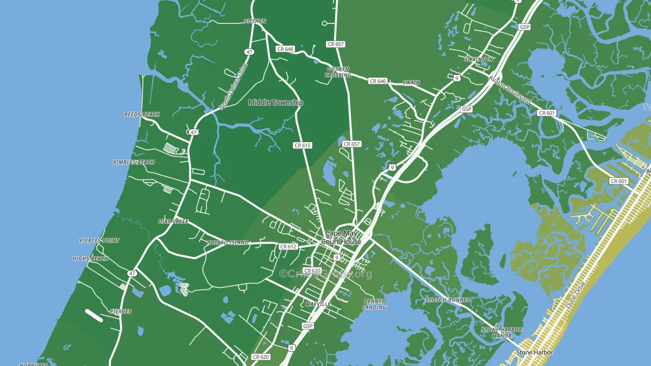 08210, NJ Map of Vehicle Theft Rates