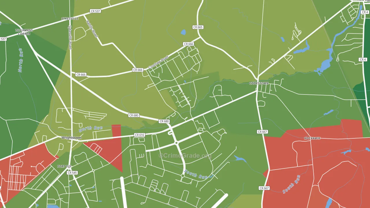08641, NJ Map of Vehicle Theft Rates
