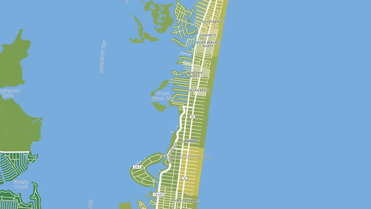 08735, NJ Map of Vehicle Theft Rates