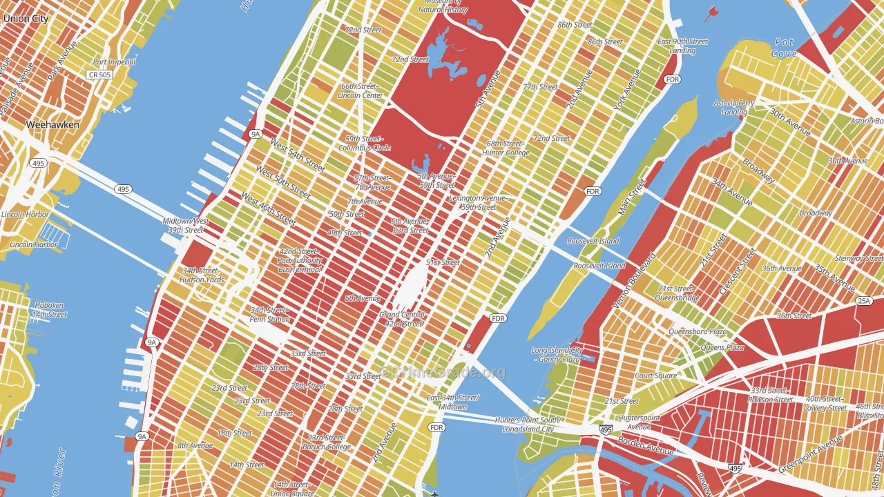 10152, NY Map of Vehicle Theft Rates