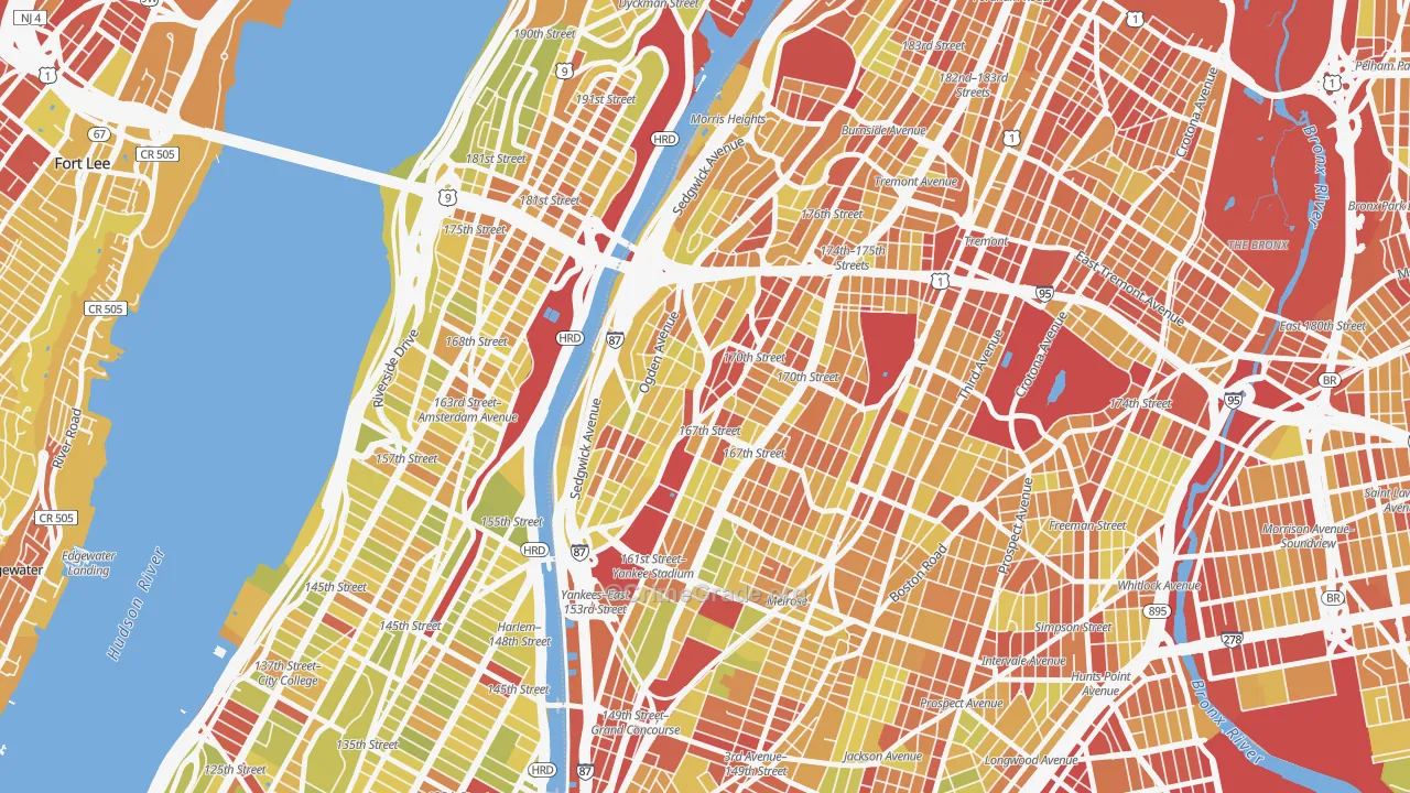10452, NY Map of Vehicle Theft Rates