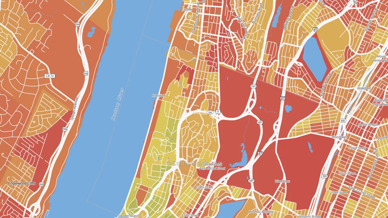 10471, NY Map of Vehicle Theft Rates