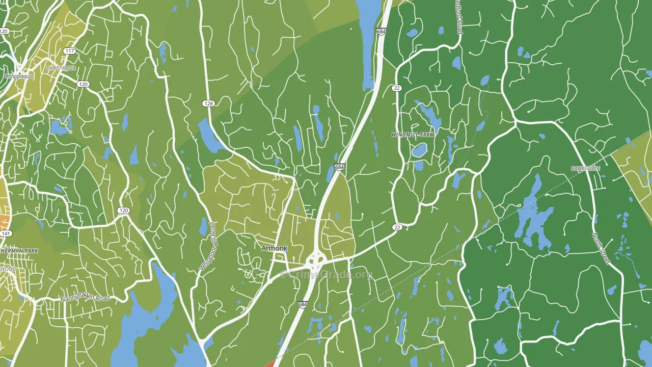 10504, NY Map of Vehicle Theft Rates