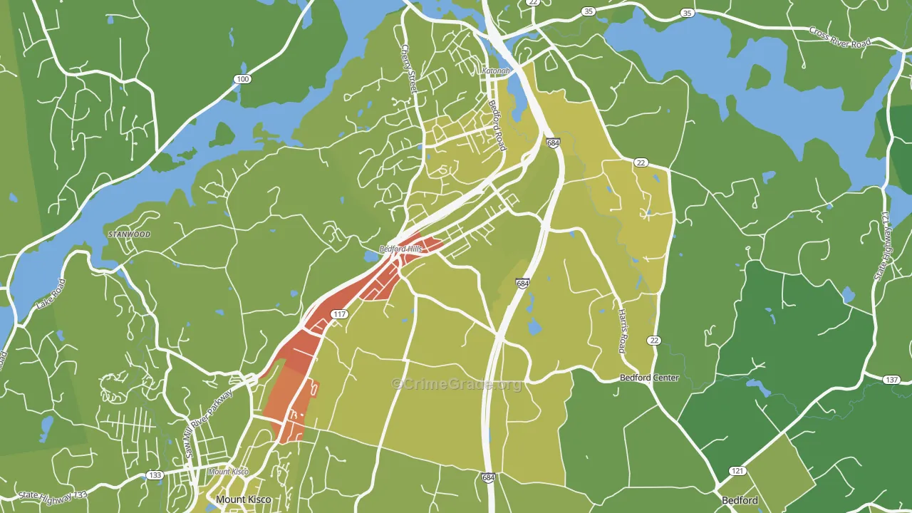 10507, NY Map of Vehicle Theft Rates