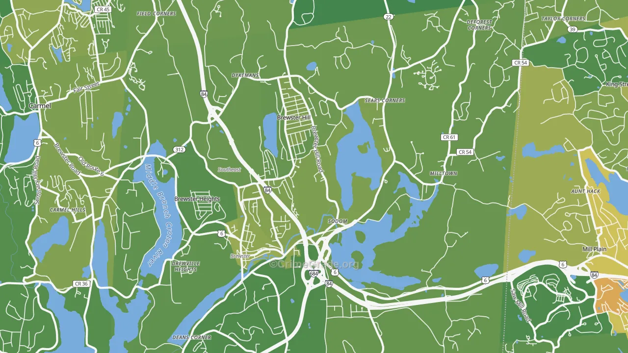 10509, NY Map of Vehicle Theft Rates