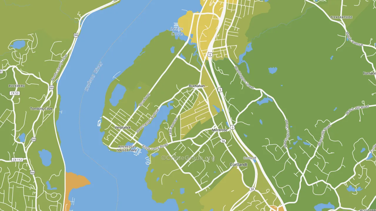 10511, NY Map of Vehicle Theft Rates
