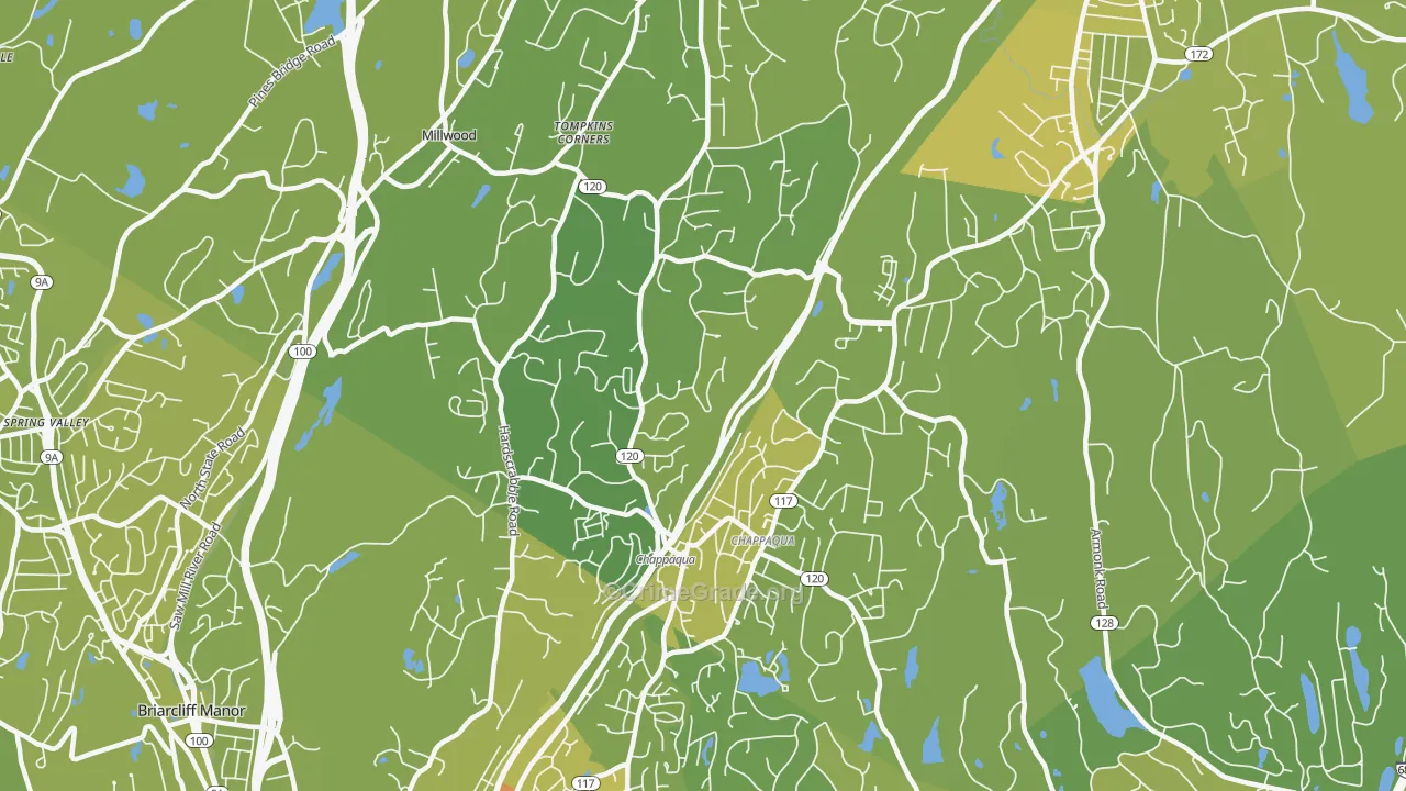 10514, NY Map of Vehicle Theft Rates
