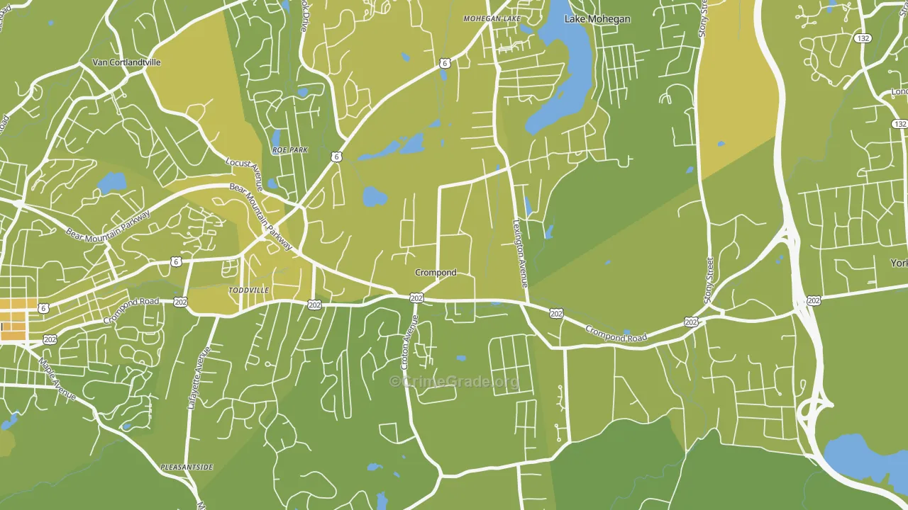 10517, NY Map of Vehicle Theft Rates