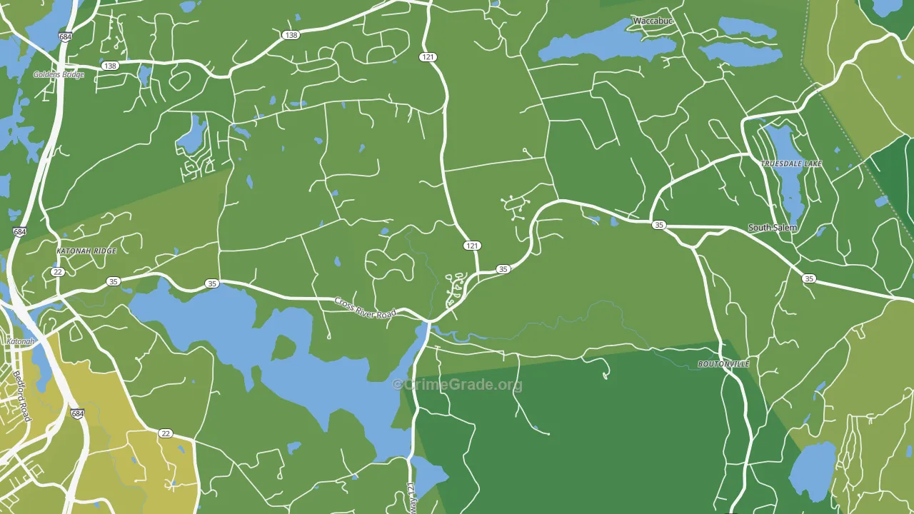 10518, NY Map of Vehicle Theft Rates